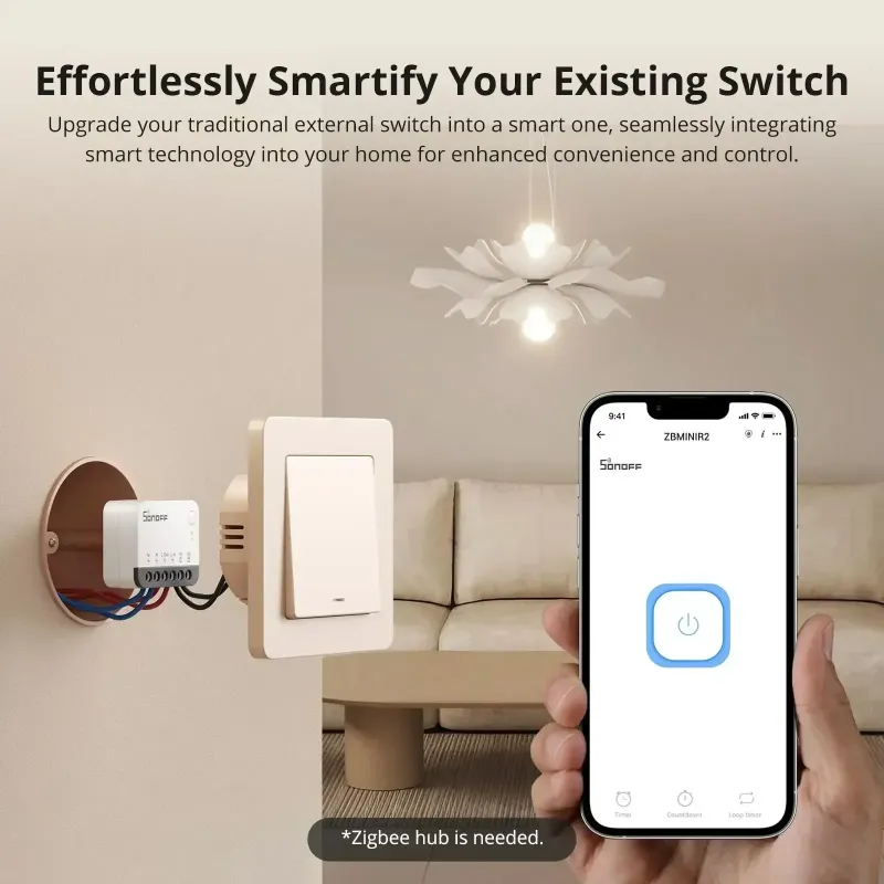 Sonoff - 1-10 Buah SONOFF Zigbee Smart Switch