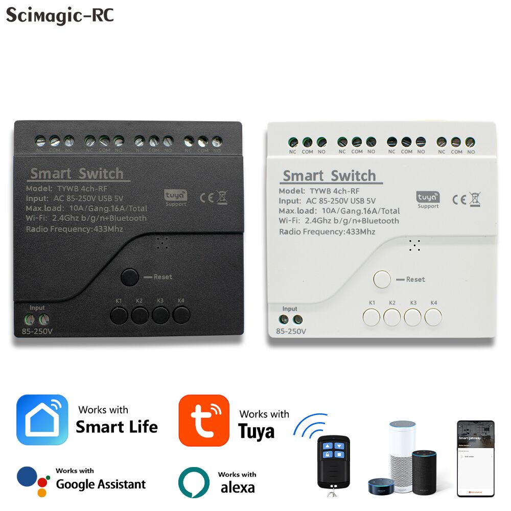 Tuya 4 Channel - Modul Saklar Wifi Pintar Tuya 4CH