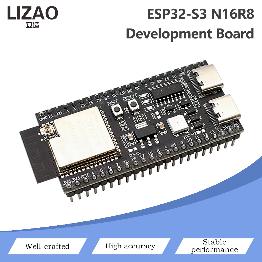 Smart Home Module Iot - Papan Pengembangan ESP32-S3 N16R8, Modul ESP32-S3-WROOM-1