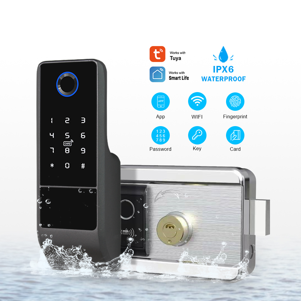 Tuya Smart - Kunci Pintu Pintar Elektronik Sidik Jari