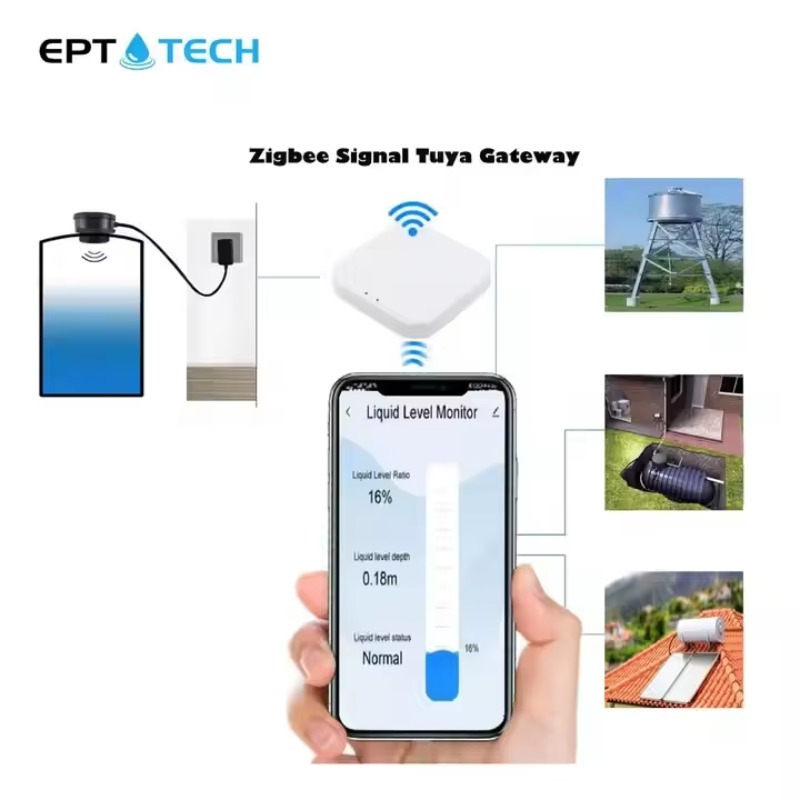 Sensor Level Air Tangki Cairan - Tuya Smart ulasan dan harga