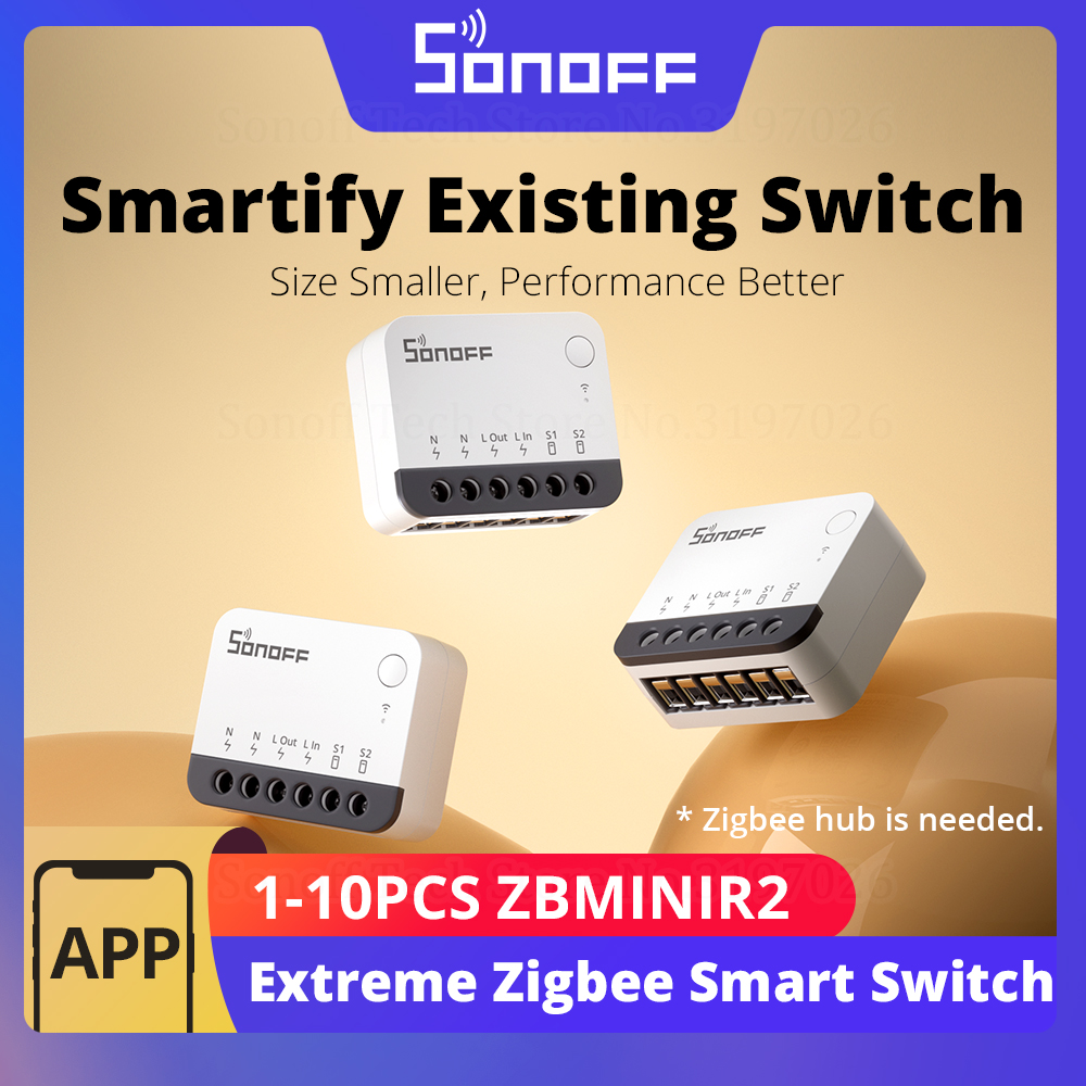 SONOFF ZBMINIR2 Zigbee Smart S - Sonoff Basic ulasan dan harga