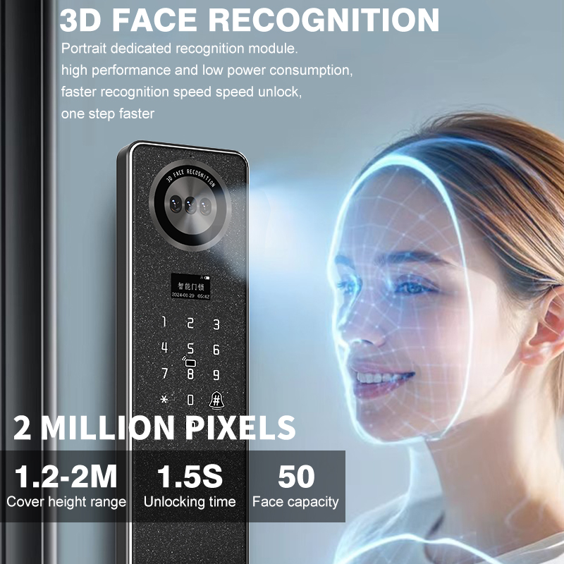 Kunci Pintu Pintar WiFi Tuya,  - Tuya Smart ulasan dan harga