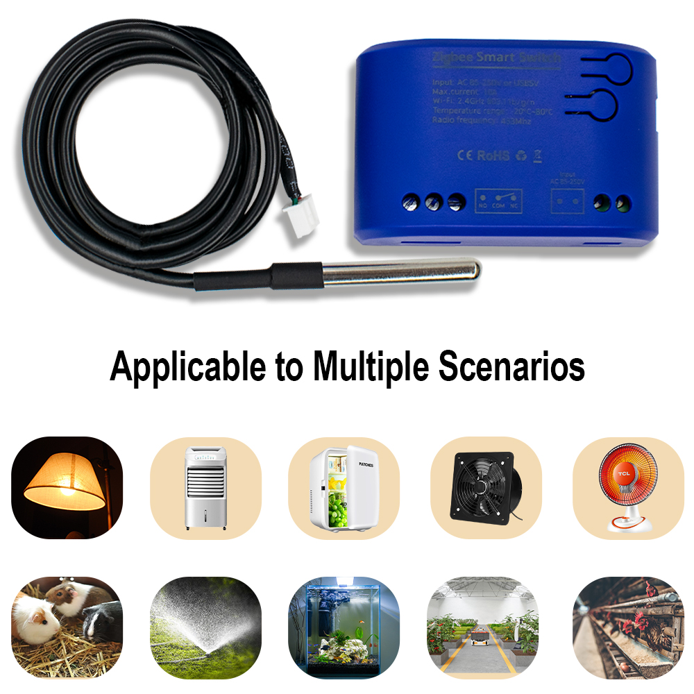 Zigbee Suhu Smart Switch 1 Gan - Smart Relay Tuya ulasan dan harga