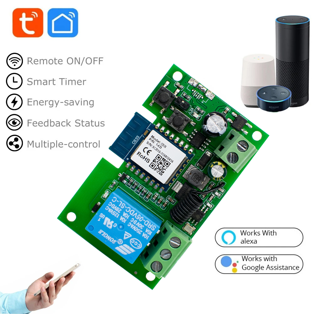 1CH Tuya modul sakelar Wifi ni - Smart Relay Tuya ulasan dan harga