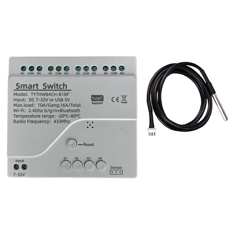 DT51 Tuya WiFi 4 Channel Smart - Tuya 4 Channel ulasan dan harga