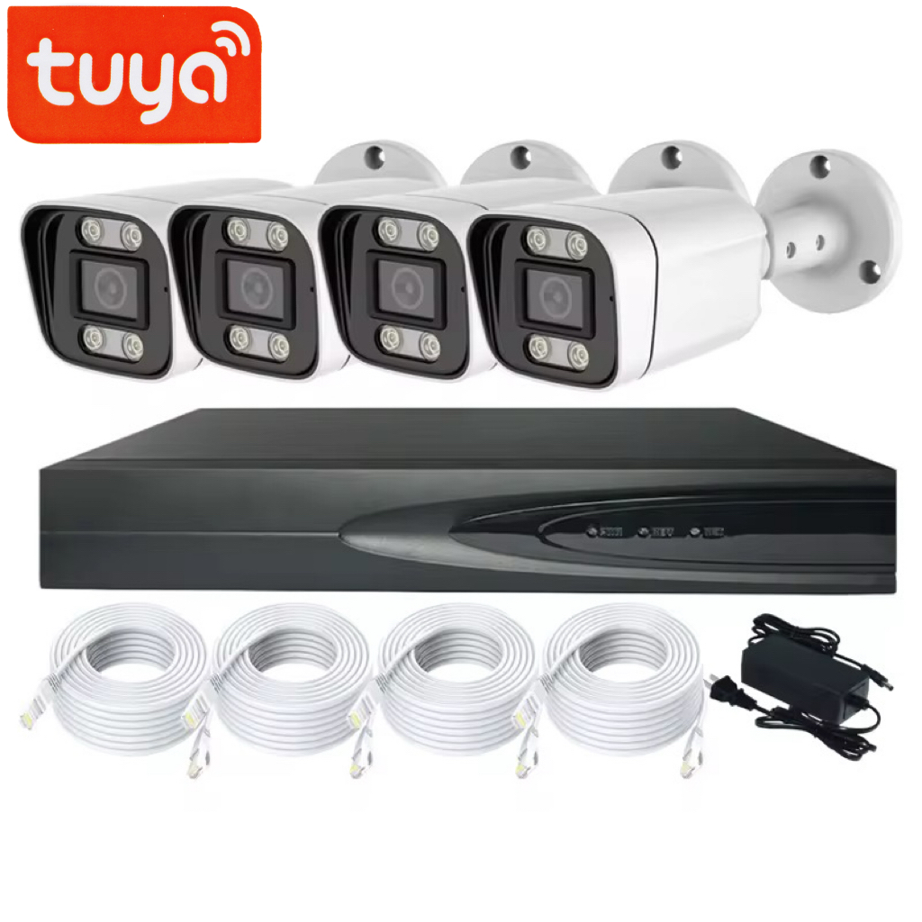 Kit Kamera CCTV Tuya, Kamera I - Tuya 4 Channel ulasan dan harga